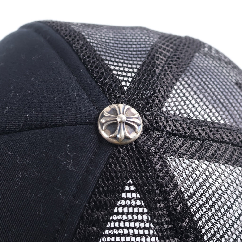 CHROME HEARTS(クロムハーツ) Fuck Leather Patch Trucker Cap ファックレザー パッチ トラッカーキャップ ブラック