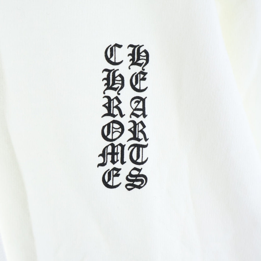 CHROME HEARTS(クロムハーツ) SWTSHRT PLVR アームロゴプリントプルオーバーパーカー ホワイト
