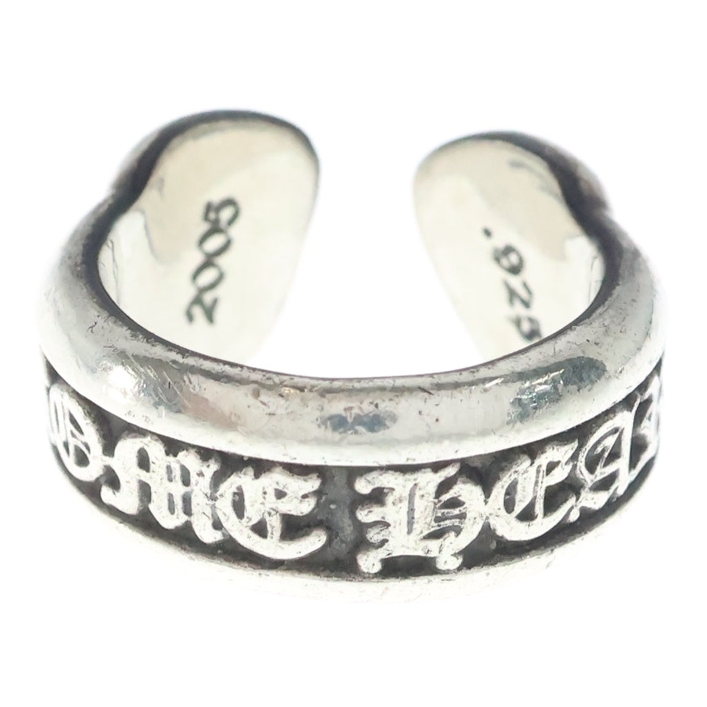 CHROME HEARTS(クロムハーツ) SM SCROLL LABEL スモールスクロールラベル リング シルバー BCA413 レディース