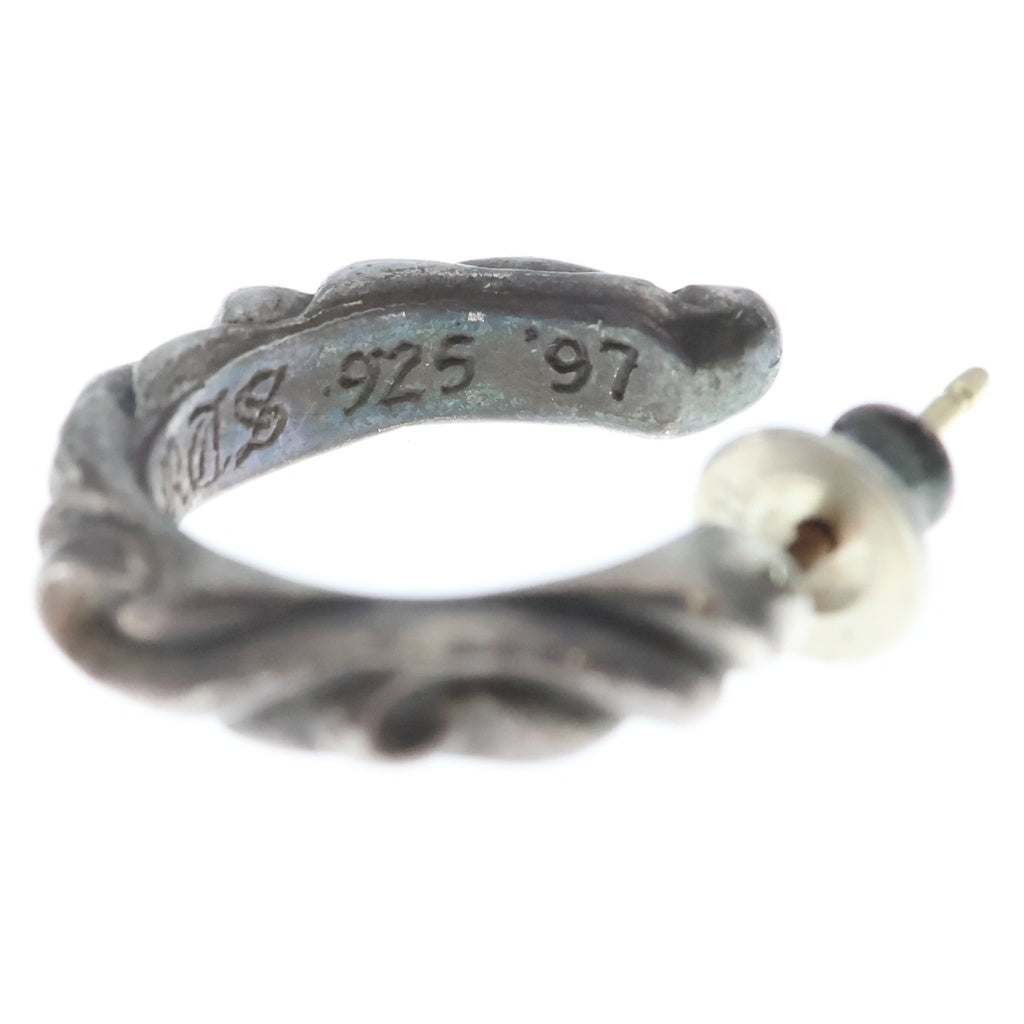 CHROME HEARTS(クロムハーツ) HOOP SCROOL スクロール フープピアス シルバー BCA102