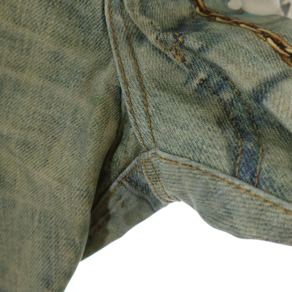 Acne Studios(アクネ ストゥディオズ) 25AW Relaxed Fit Jeans 2006 転写プリント リラックスフィット デニムパンツ マルチ FN-MN-TROU001129
