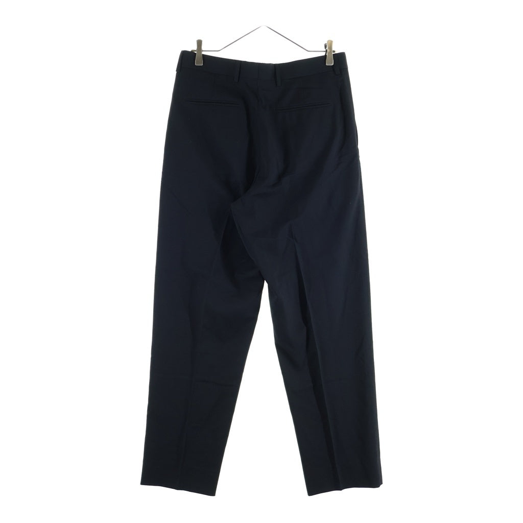 DIOR(ディオール) フロントタック ウール スラックスパンツ ブラック 013C106A4739