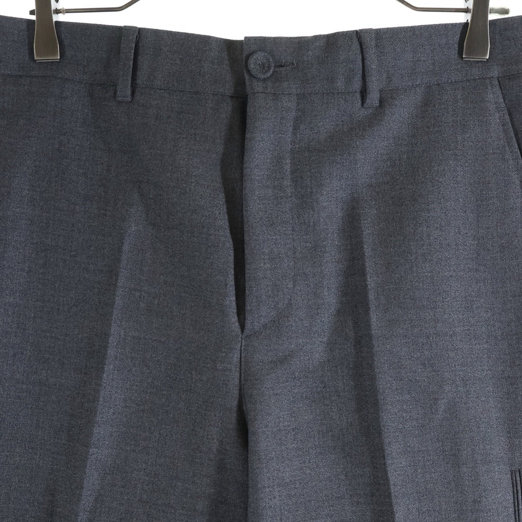 DIOR(ディオール) フロントタック ウール スラックスパンツ グレー 343C132A5942