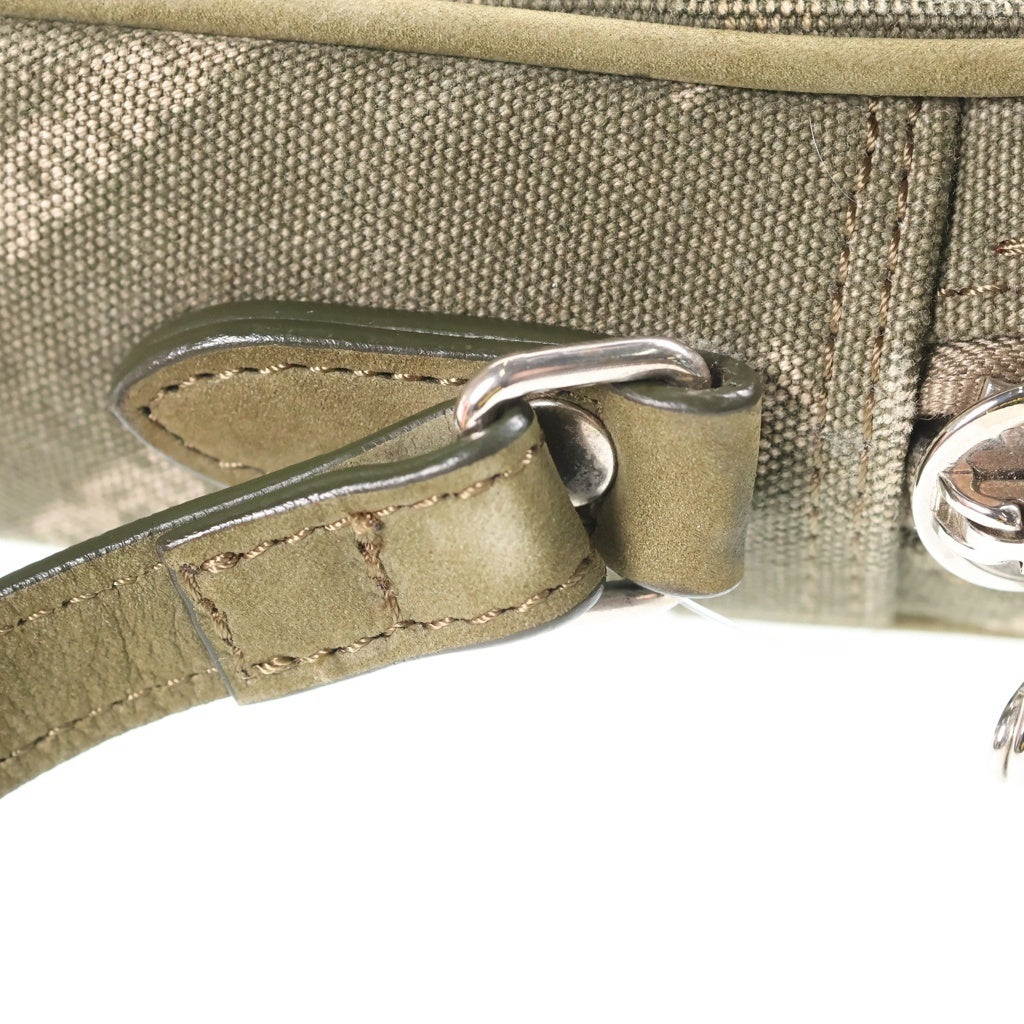 READY MADE(レディメイド) SHOULDER BAG 総柄 ロゴデザイン ショルダーバッグ カーキ RE-CO-KH-00-00-48