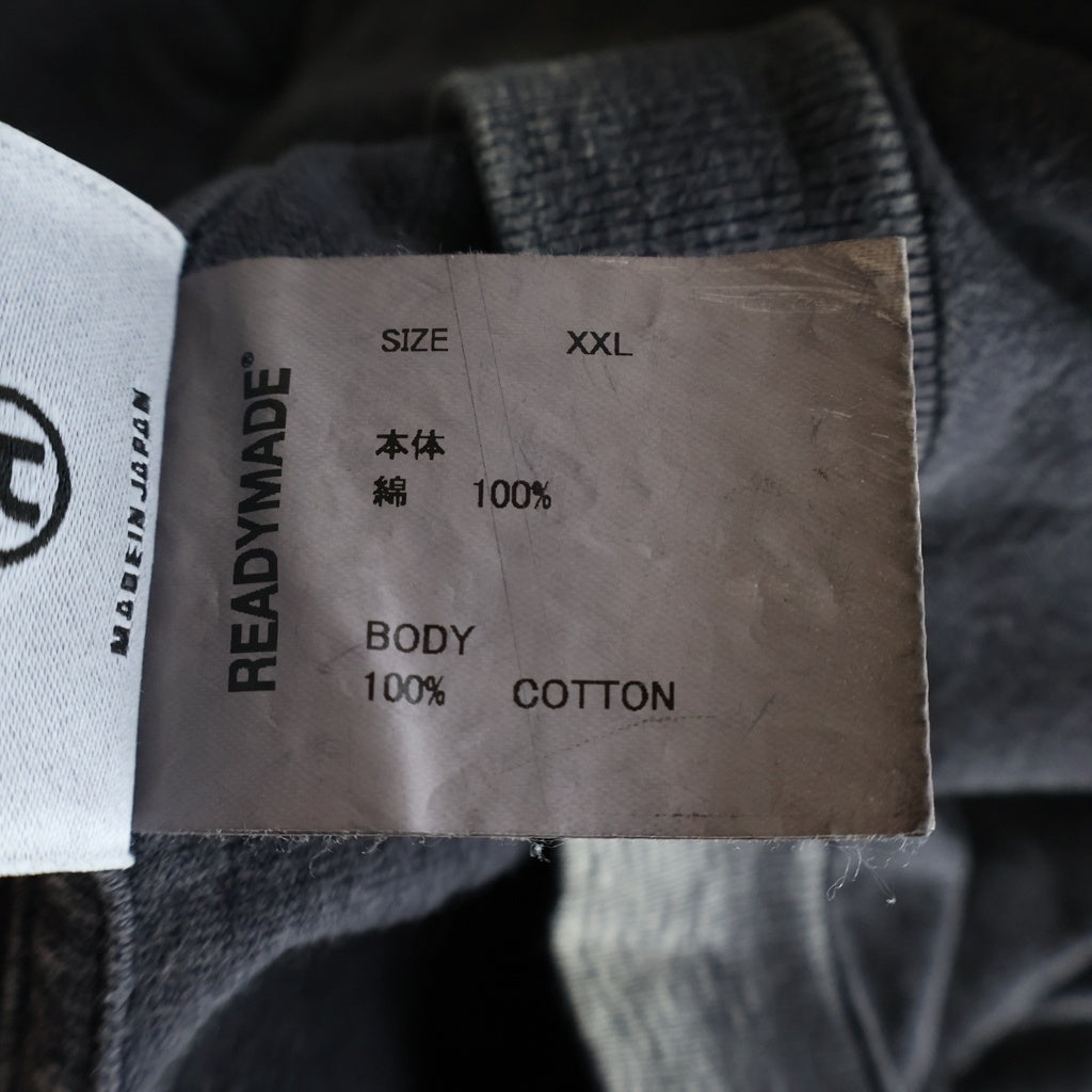 READY MADE(レディメイド) 24SS SMILE TEE スマイルプリント コットンクルーネック半袖Tシャツ ブラック RE-CO-BK-00-00-279