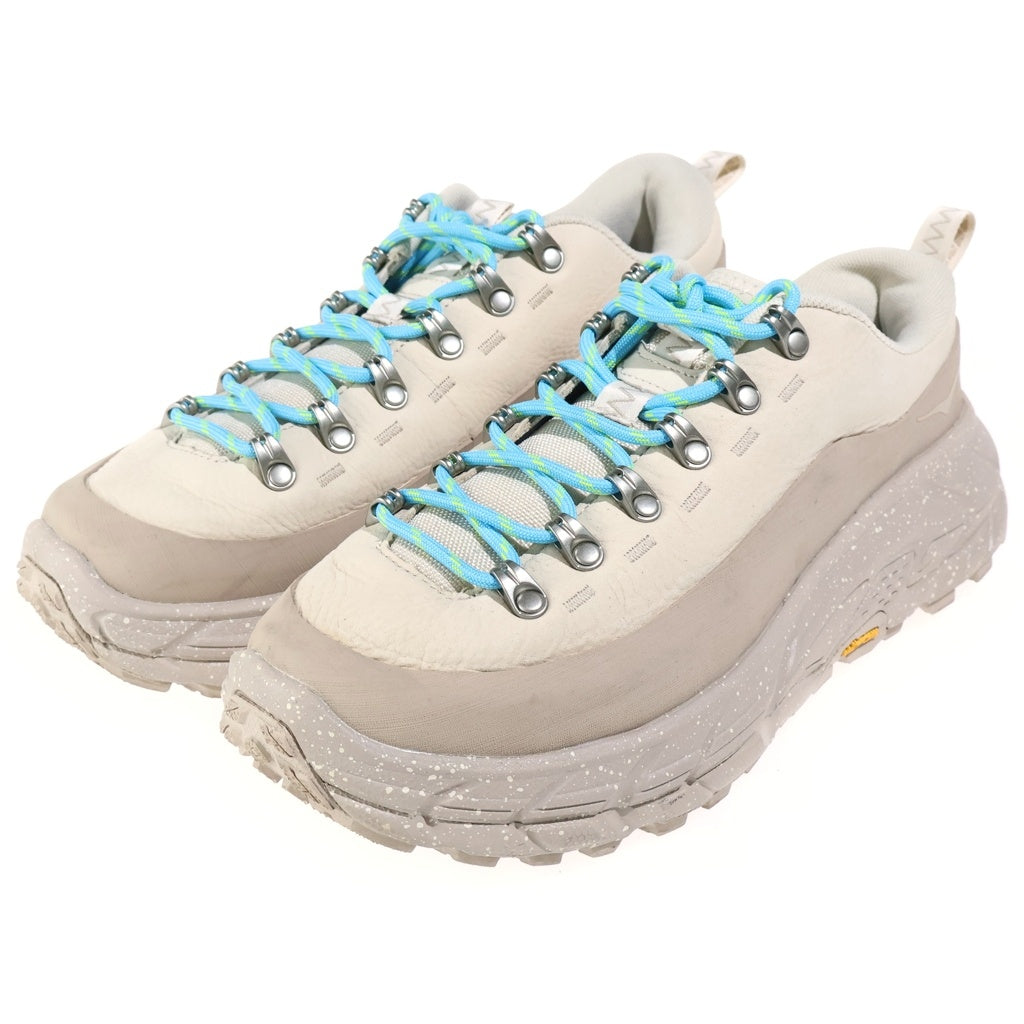 HOKA ONE ONE(ホカオネオネ) TOR SUMMIT OAT MILK OXFORD TAN トーサミット オートミルク オックスフォードタン ローカットスニーカー ホワイト US9/27cm 1147952 OLK