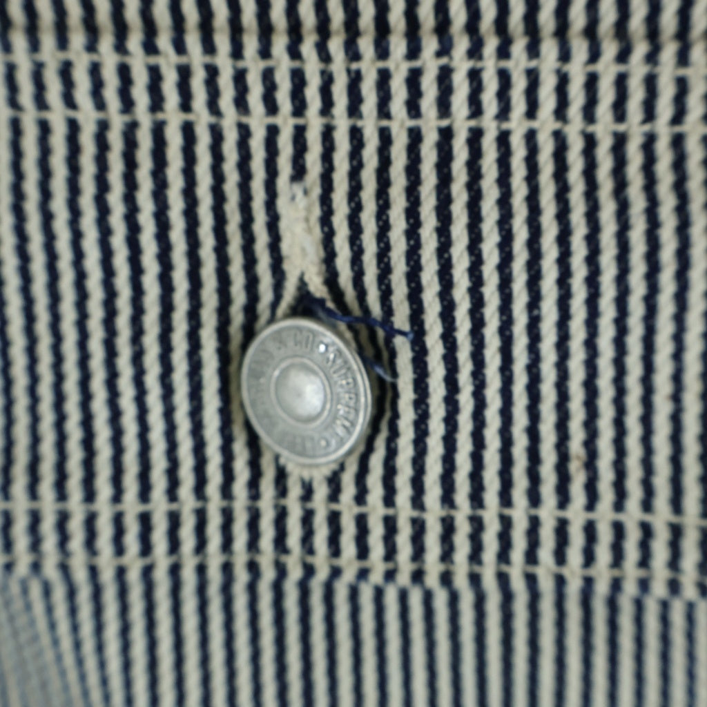 SUPREME(シュプリーム) 18SS ×Levi's Hickory Stripe Cotton Jacket ×リーバイス ヒッコリーストライプコットンジャケット ホワイト