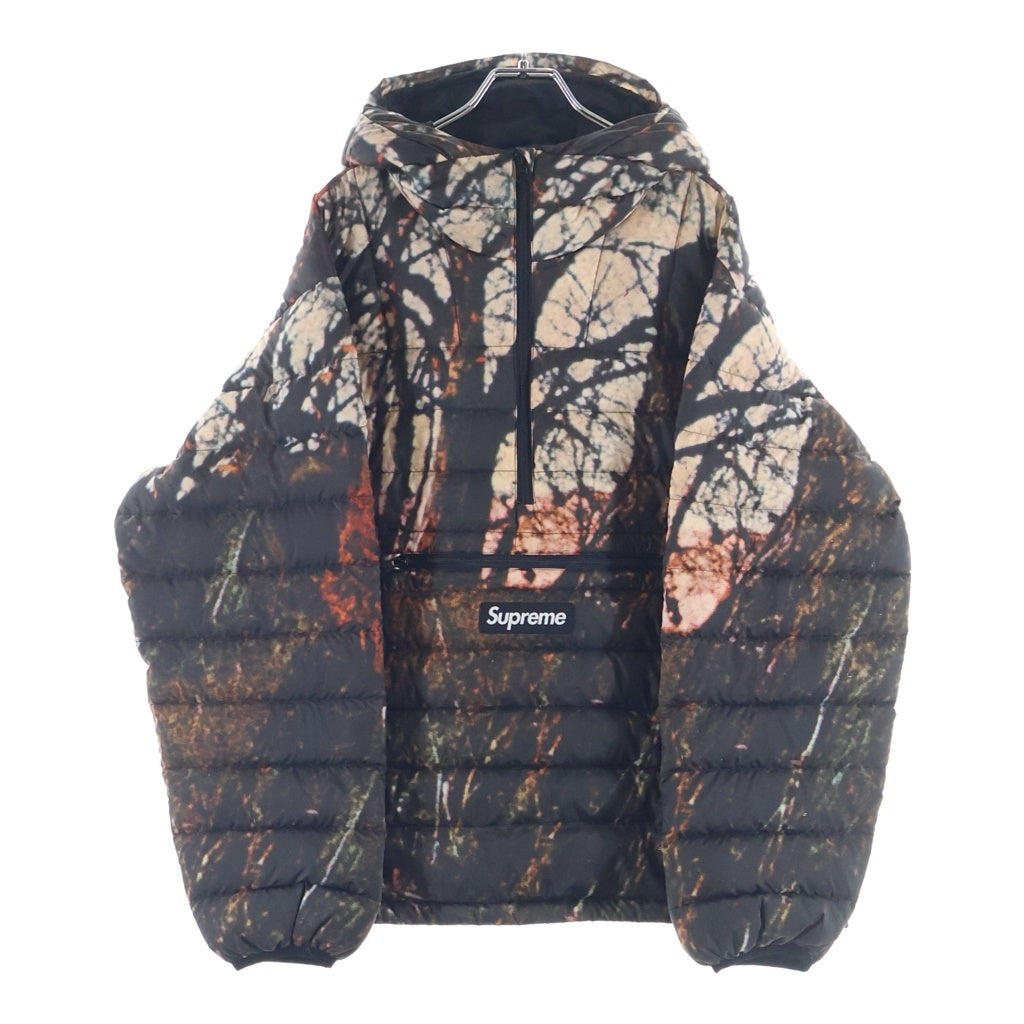 SUPREME(シュプリーム) 20AW Micro Down Half Zip Hooded Pullover マイクロダウン ハーフジップ フーデッドプルオーバー ブラウン