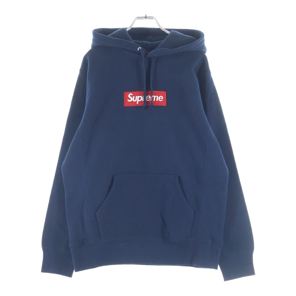 SUPREME(シュプリーム) 16AW Box Logo Hooded SweatShirt ボックスロゴ プルオーバー パーカー ネイビー