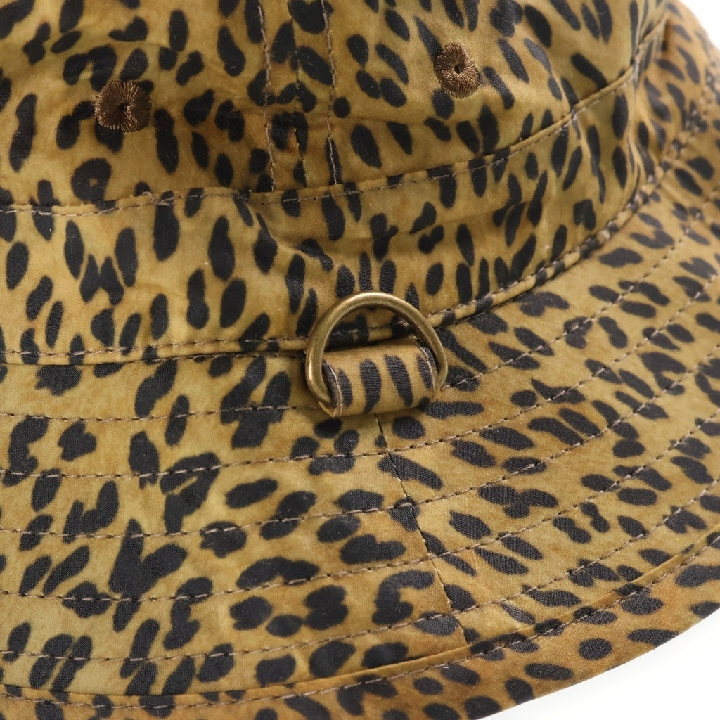 SUPREME(シュプリーム) 20SS ×Barbour Waxed Cotton Crusher Hat ×バブアー ワックスコットンレオパードクラッシャーハット イエロー レディース