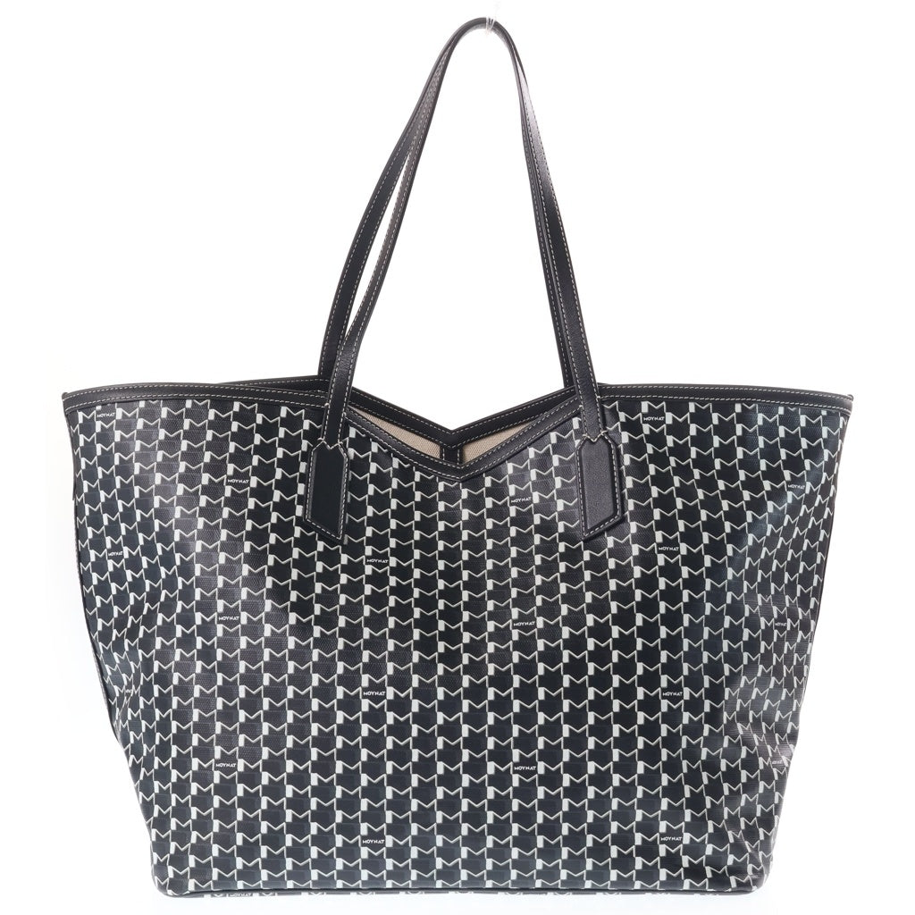 NO BRAND(ノーブランド) MOYNAT M.CABAS モワナ M.カバス トートバッグ ブラック/ホワイト レディース