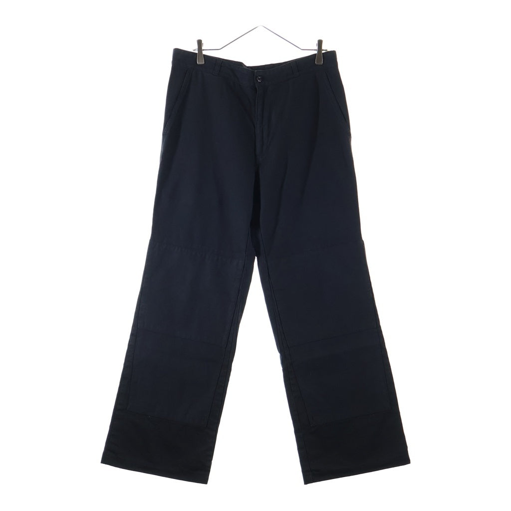 Maison Margiela(メゾンマルジェラ) ここのえ期 ダブルニー マルチポケット ジップアップ パンツ ブラック 733P00250013