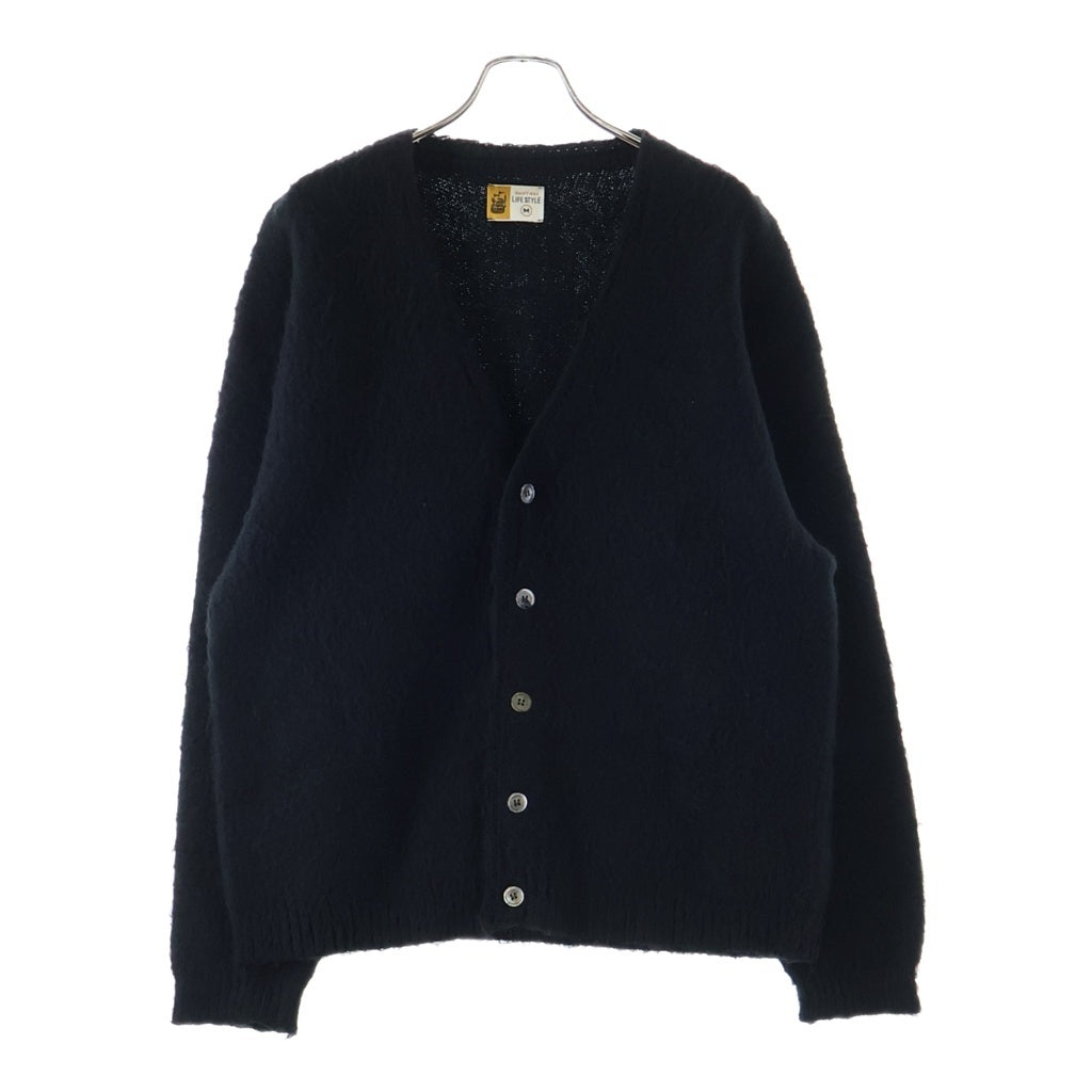 SAINT MICHAEL(セントマイケル) 24AW MOHAIR CARDIGAN モヘア ニット カーディガン ブラック SM-YS1-0000-057