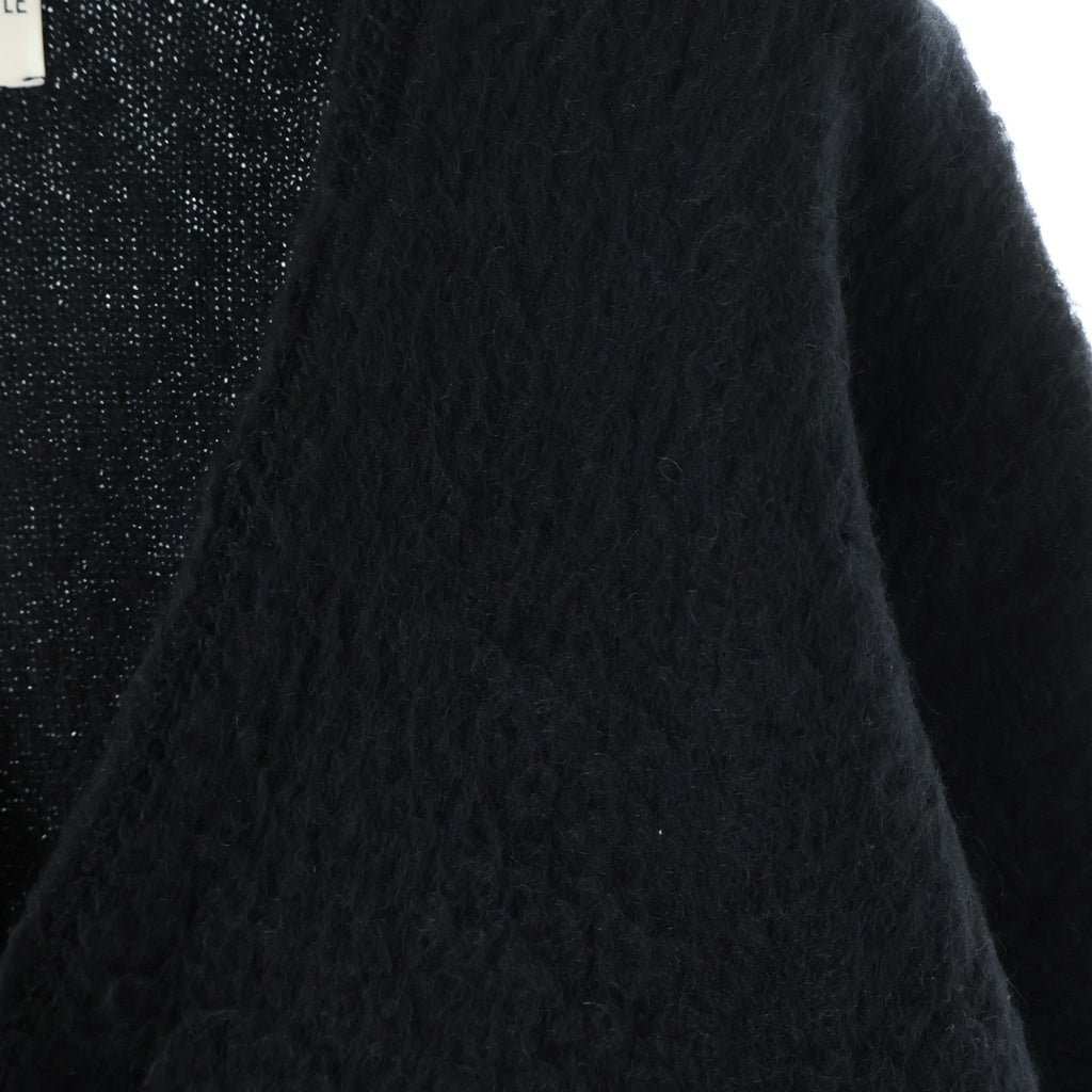 SAINT MICHAEL(セントマイケル) 24AW MOHAIR CARDIGAN モヘア ニット カーディガン ブラック SM-YS1-0000-057