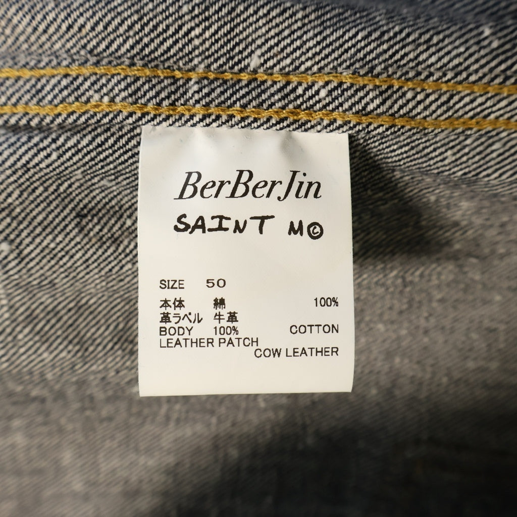 SAINT MICHAEL(セントマイケル) 26SS ×BERBERJIN BBJ DENIM JACKET ベルベルジン デニムジャケット インディゴ SM-MK8-0000-C45