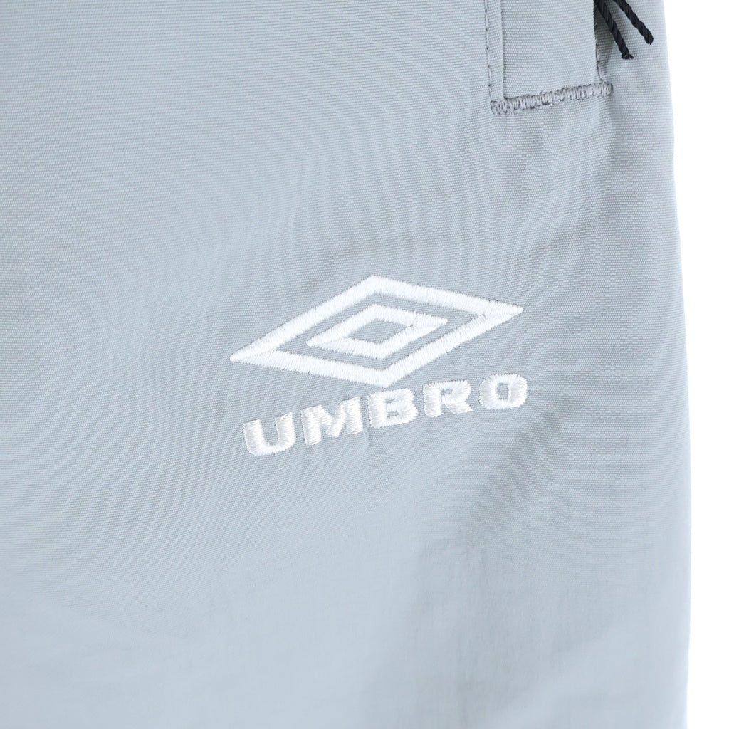 SUPREME(シュプリーム) 26SS ×UNBRO Rhinestone Track Pant アンブロ ラインストーン ロゴデザイン ナイロン トラックパンツ グレー