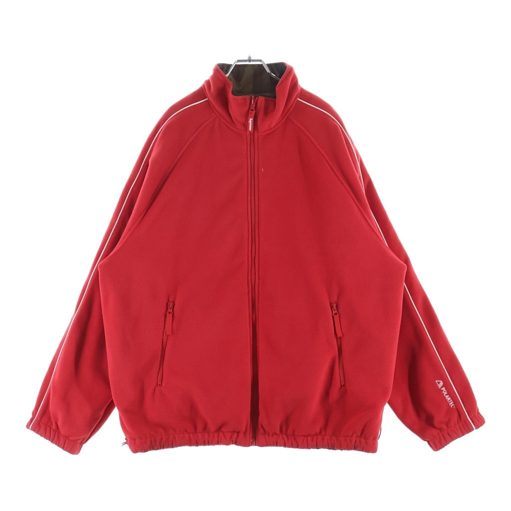 SUPREME(シュプリーム) 25AW Polartec Reversible Track Jacket ポーラーテック リバーシブル トラックジャケット カーキ/レッド