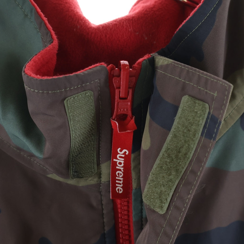 SUPREME(シュプリーム) 25AW Polartec Reversible Track Jacket ポーラーテック リバーシブル トラックジャケット カーキ/レッド