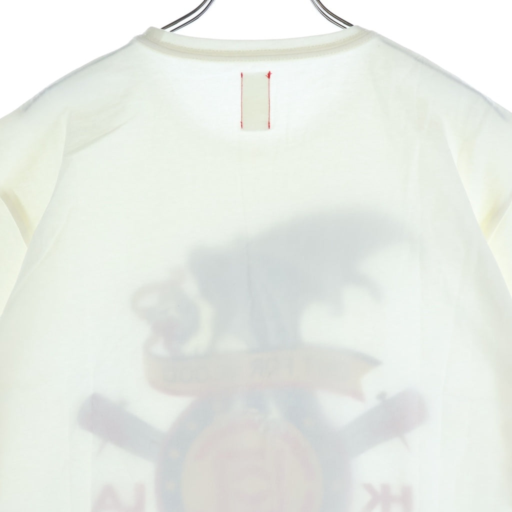 UNDEFEATED(アンディフィーテッド) 13SS ×CLOT OUT FOR BLOOD クロット アウト フォー ブラッド クルーネック カットソー 半袖Tシャツ ホワイト