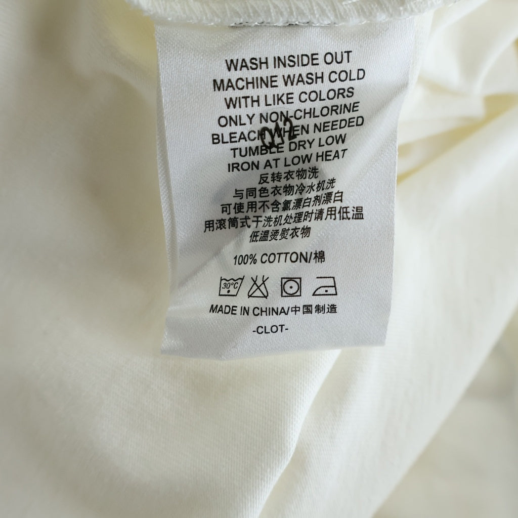 UNDEFEATED(アンディフィーテッド) 13SS ×CLOT OUT FOR BLOOD クロット アウト フォー ブラッド クルーネック カットソー 半袖Tシャツ ホワイト
