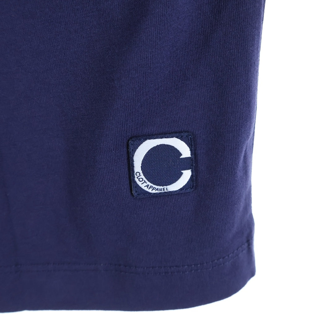 UNDEFEATED(アンディフィーテッド) 13SS ×CLOT OUT FOR BLOOD クロット アウト フォー ブラッド クルーネック カットソー 半袖Tシャツ ネイビー