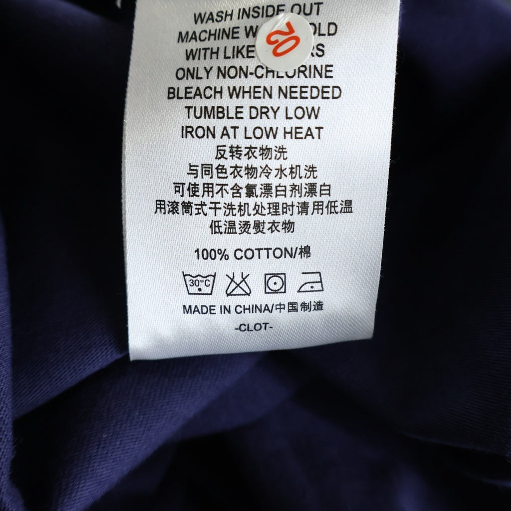 UNDEFEATED(アンディフィーテッド) 13SS ×CLOT OUT FOR BLOOD クロット アウト フォー ブラッド クルーネック カットソー 半袖Tシャツ ネイビー