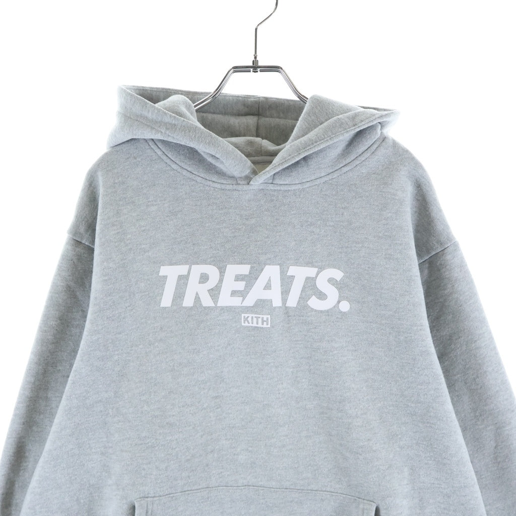 KITH(キス) TREATS ロゴデザイン プルオーバー フーデッド スウェット パーカー グレー