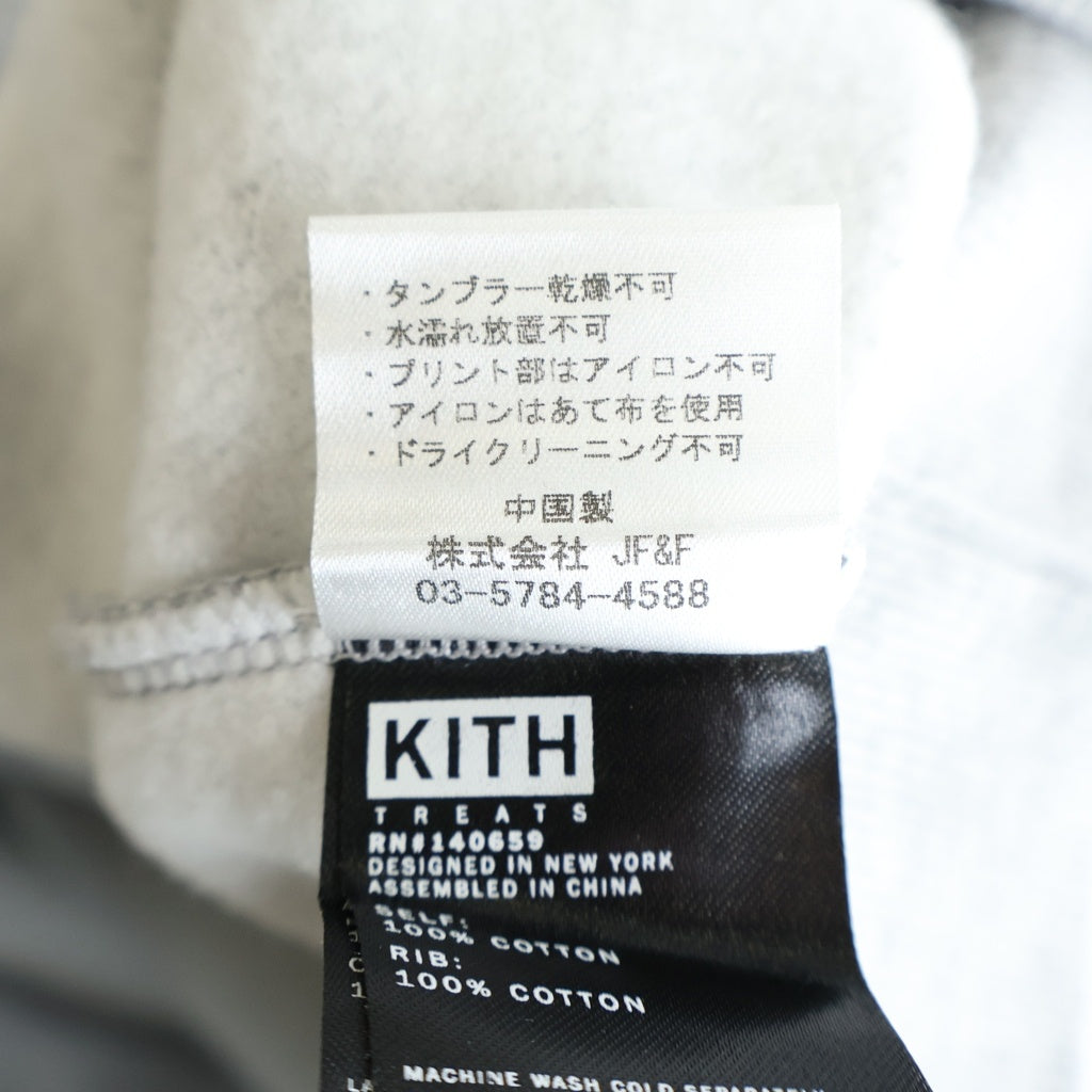 KITH(キス) TREATS ロゴデザイン プルオーバー フーデッド スウェット パーカー グレー
