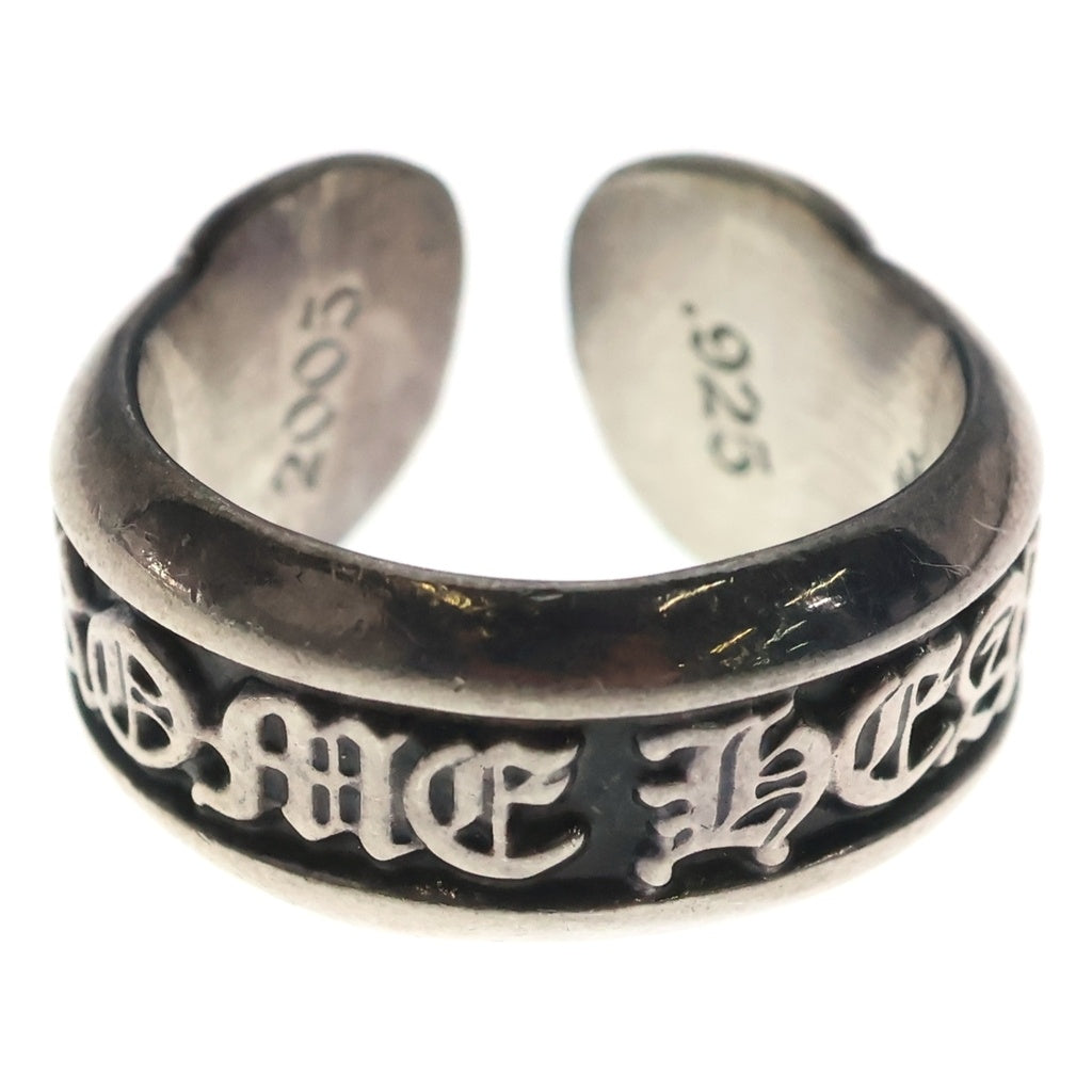 CHROME HEARTS(クロムハーツ) SM SCROLL LABEL スモールスクロールラベル リング シルバー BCA413