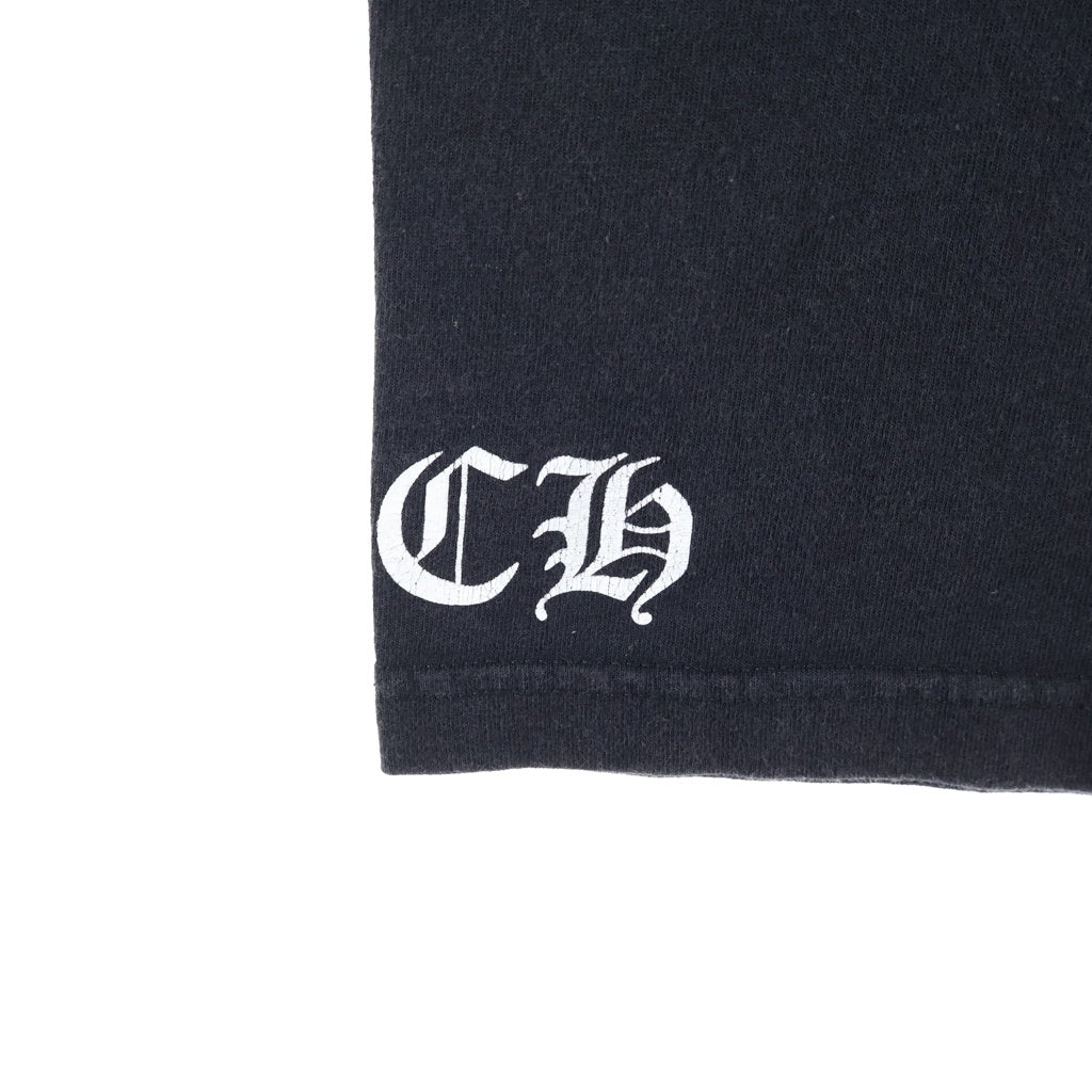 CHROME HEARTS(クロムハーツ) OLD HORSESHOE S/S TEE ロサンゼルス限定 ホースシュー クルーネック半袖Tシャツ カットソー ブラック