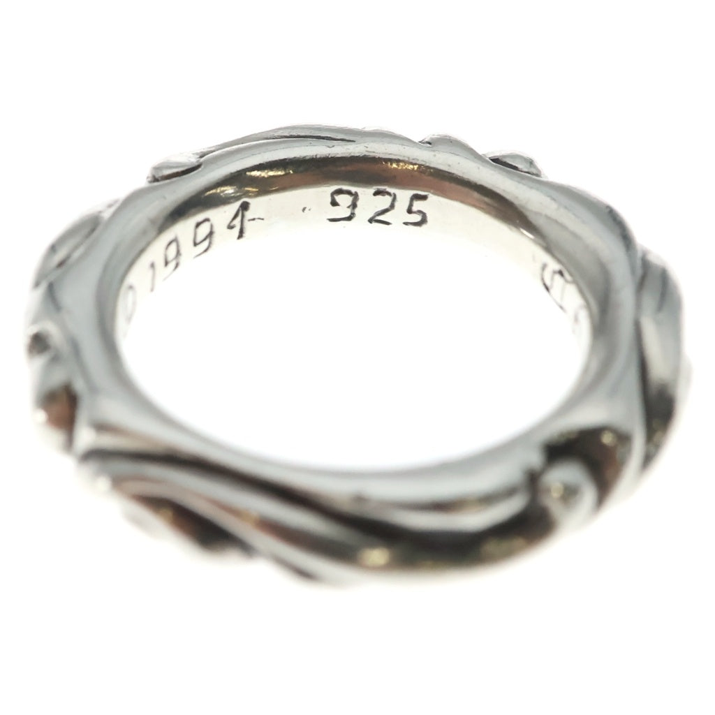 CHROME HEARTS(クロムハーツ) SCRL BAND スクロールバンド リング シルバー BCA351