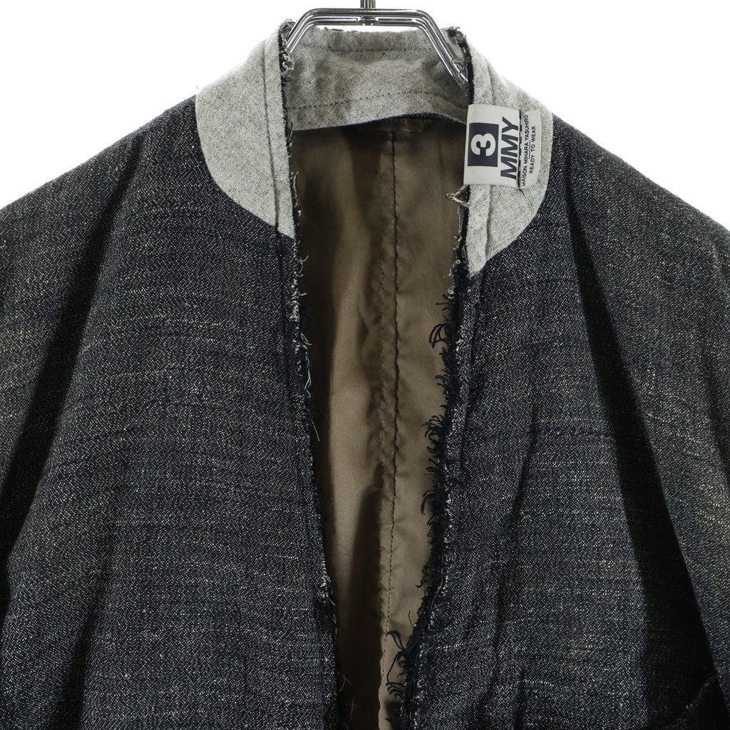 MIHARA YASUHIRO(ミハラヤスヒロ) 24AW SLUB NEP TWEED JACKET スラブ ネップ ツィード テーラードジャケット グレー A13JK031