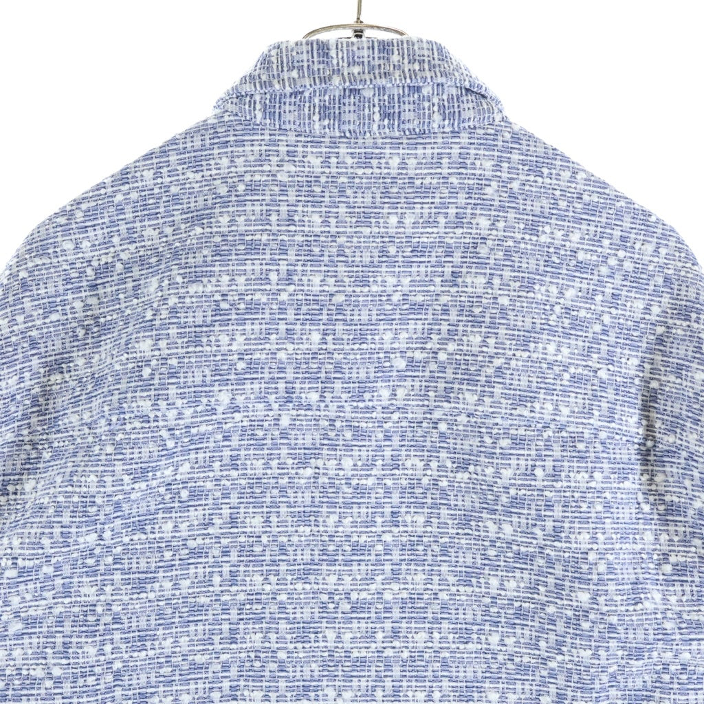 KITH(キス) Acrylic Tailored Jacket アクリルテーラードジャケット 長袖シャツ ブルー/ホワイト 26-050-060-0006-1-0