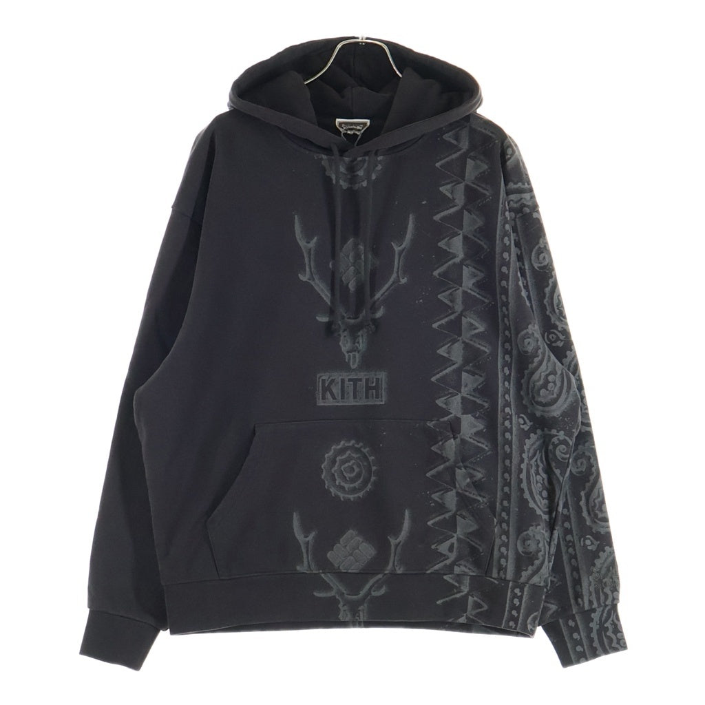 KITH(キス) ×South2 West8 for Columbia Paisley Nelson Hoodie Kinding ×サウス2ウェスト8コロンビア プルオーバーパーカー フーディー ブラウン 25-070-060-0034-1-0