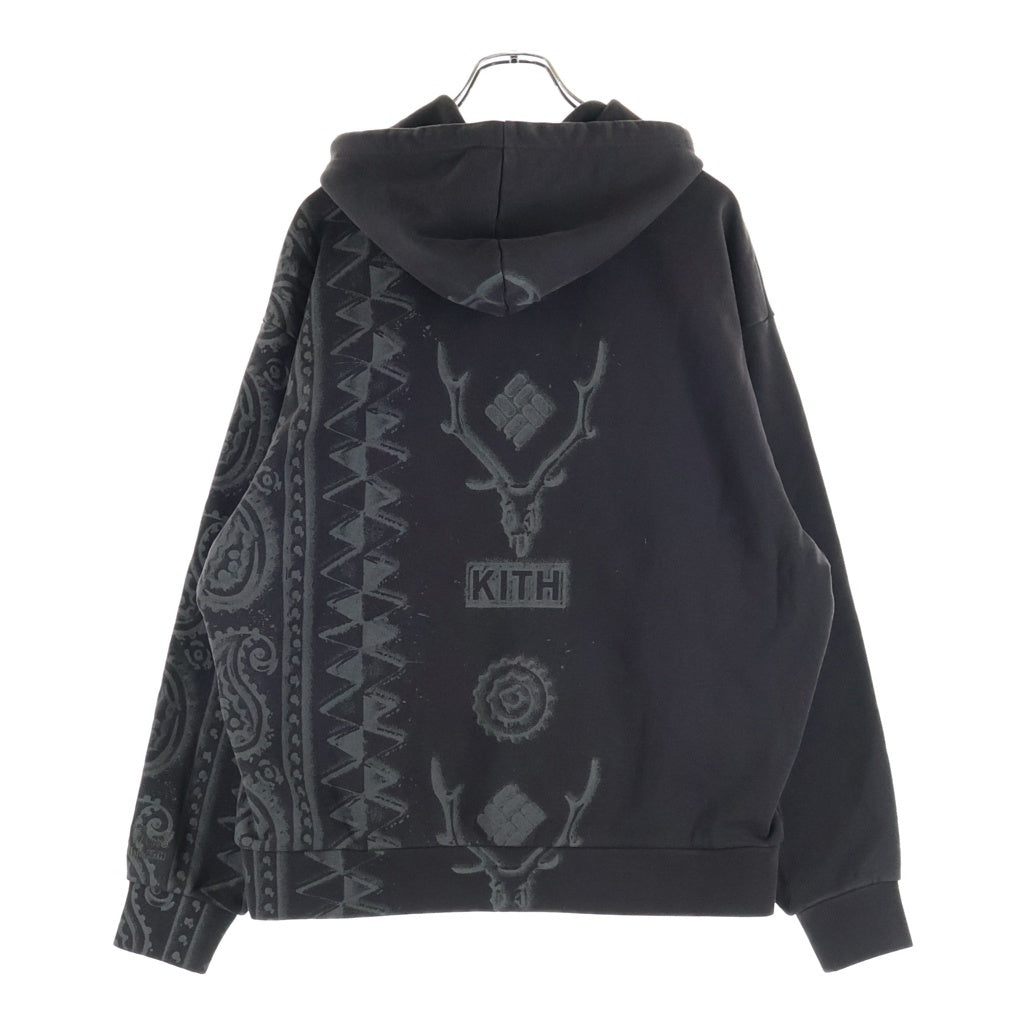 KITH(キス) ×South2 West8 for Columbia Paisley Nelson Hoodie Kinding ×サウス2ウェスト8コロンビア プルオーバーパーカー フーディー ブラウン 25-070-060-0034-1-0