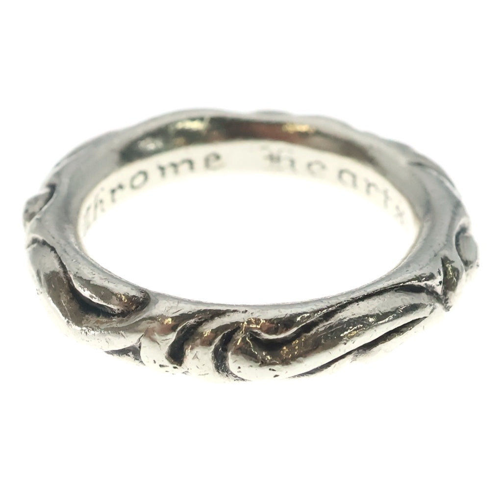 CHROME HEARTS(クロムハーツ) SCRL BAND スクロールバンド リング シルバー BCA351