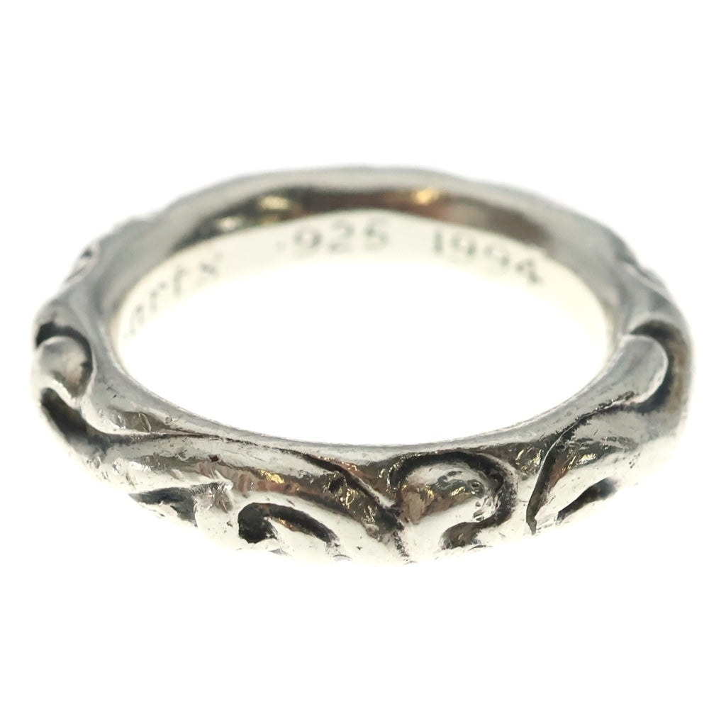 CHROME HEARTS(クロムハーツ) SCRL BAND スクロールバンド リング シルバー BCA351