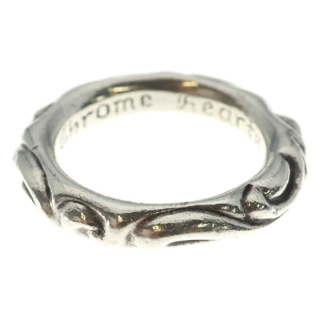 CHROME HEARTS(クロムハーツ) SCRL BAND スクロールバンド リング シルバー BCA351