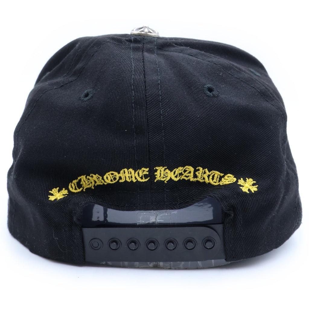 CHROME HEARTS(クロムハーツ) CH HAT CH刺繍ベースボールキャップ 帽子 ブラック