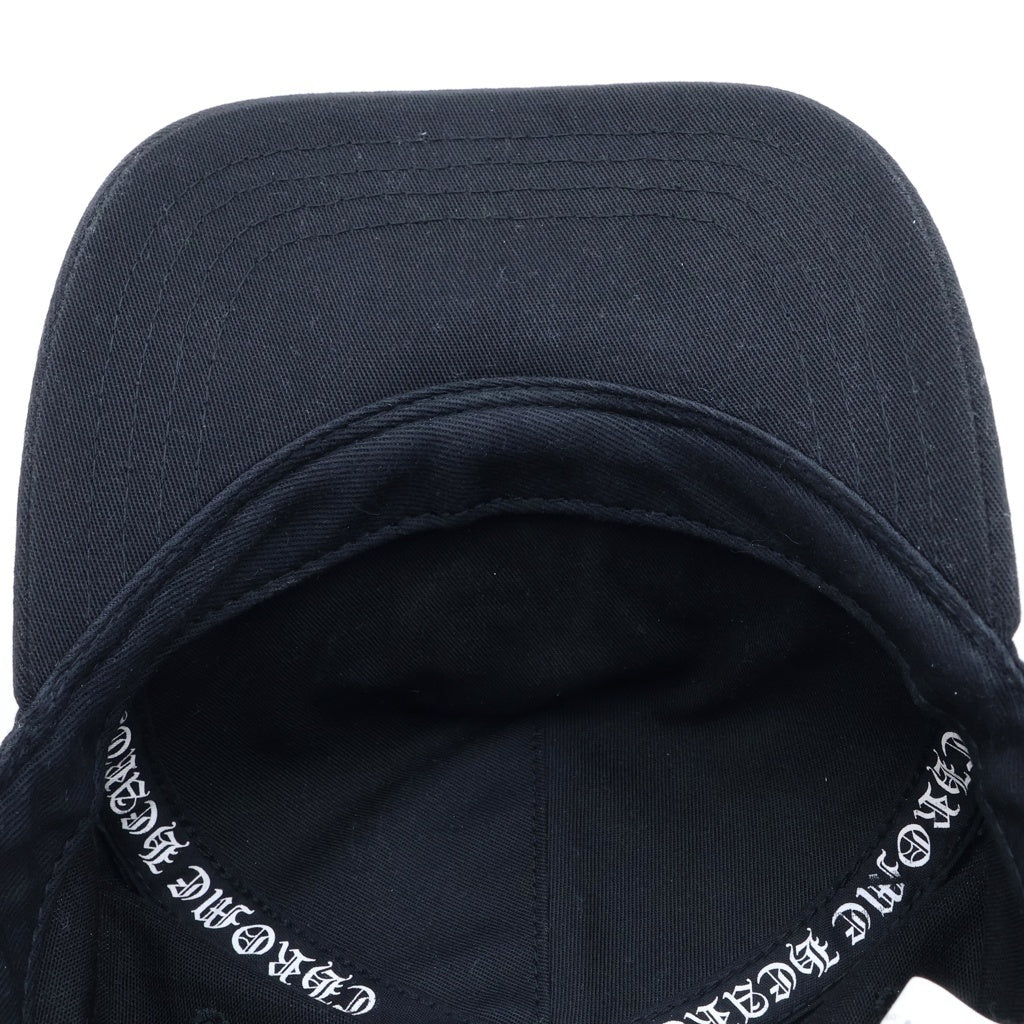 CHROME HEARTS(クロムハーツ) CH HAT CH刺繍ベースボールキャップ 帽子 ブラック