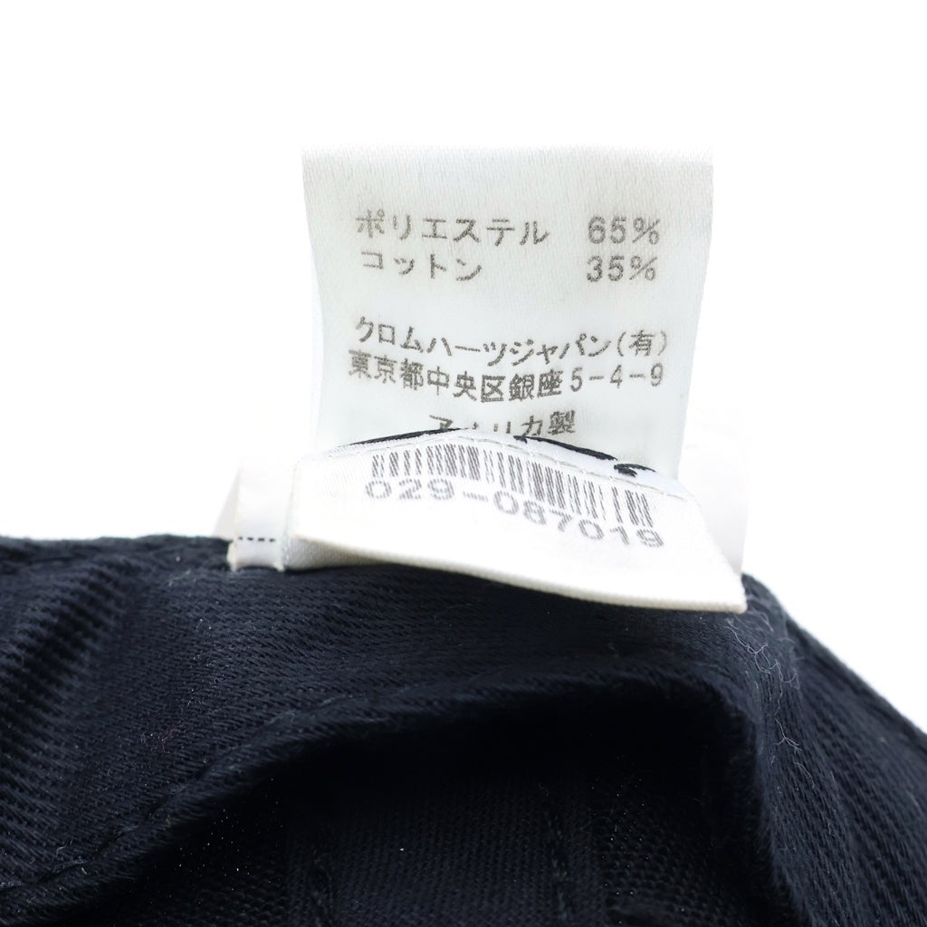CHROME HEARTS(クロムハーツ) CH HAT CH刺繍ベースボールキャップ 帽子 ブラック