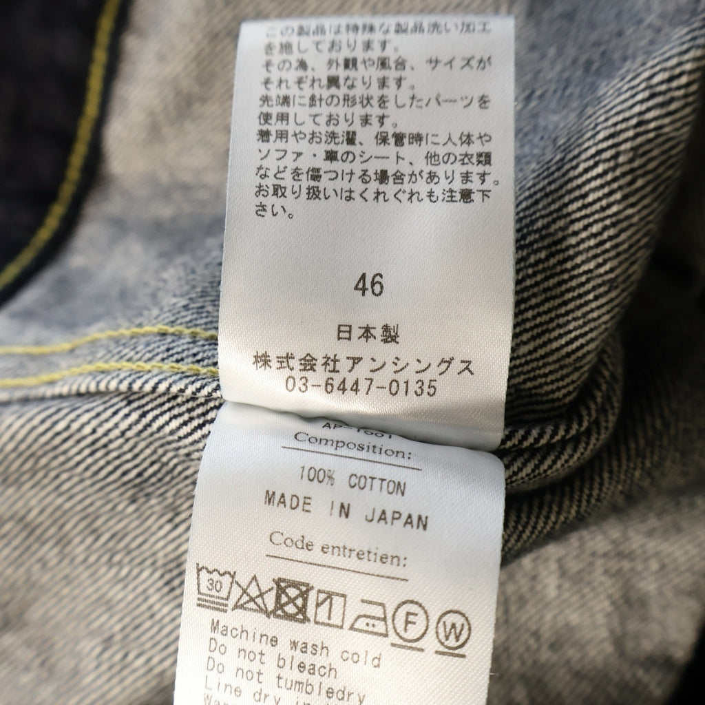 A.PRESSE(アプレッセ) 26AW 1st Type Denim Jacket ワンウォッシュ デニムジャケット ブルー AP-1001