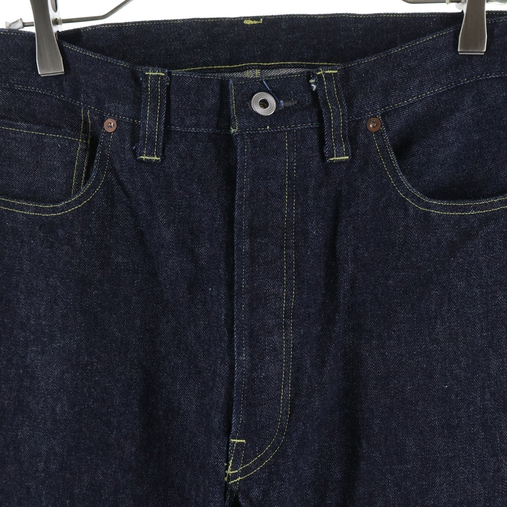 A.PRESSE(アプレッセ) 26AW Washed Denim Wide Pants ウォッシュド ワイドデニムパンツ ブルー AP-4001
