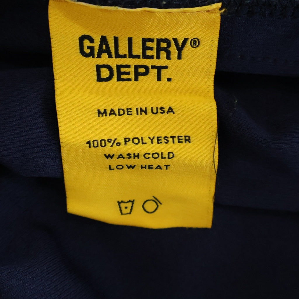GALLERY DEPT.(ギャラリーデプト) ロゴプリント メッシュハーフパンツ ショーツ ネイビー