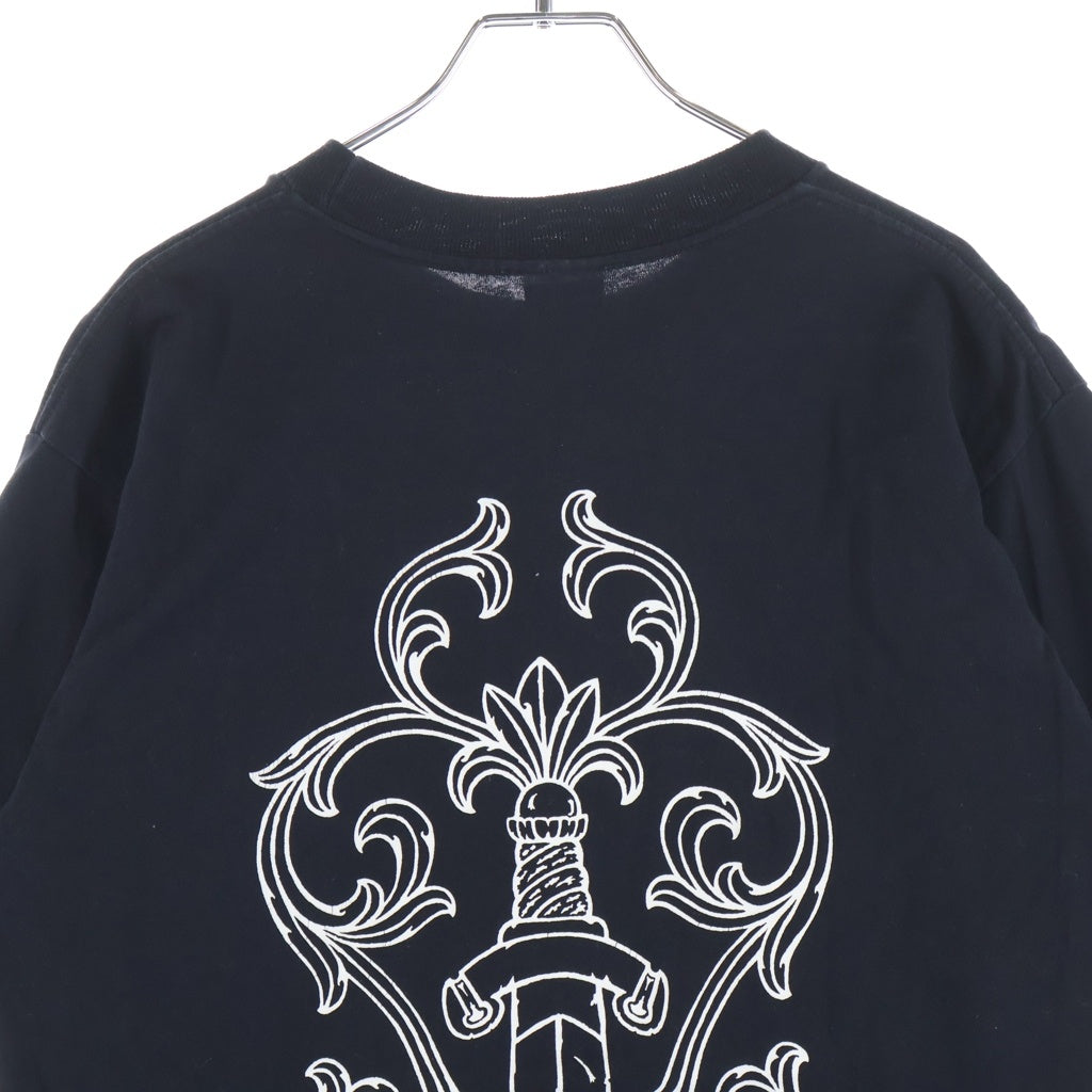 CHROME HEARTS(クロムハーツ) OLD MAXFIELD VINE DAGGER S/S TEE オールド マックスフィールド ヴァインダガー半袖Tシャツ ブラック M