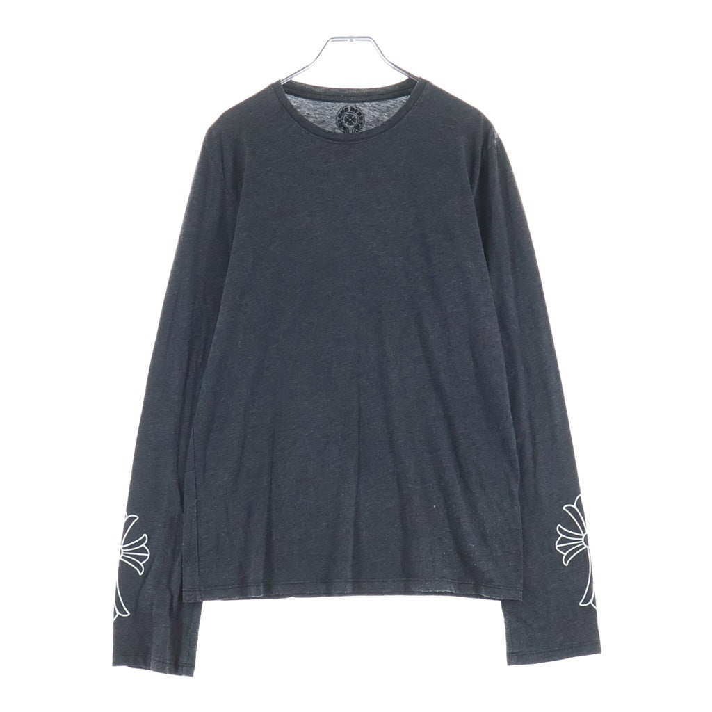 CHROME HEARTS(クロムハーツ) CH PLUS L/S TEE CHプラス 長袖Tシャツ カットソー グレー S