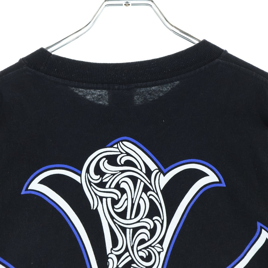 CHROME HEARTS(クロムハーツ) OLD CELTIC CROSS L/S Tee ケルティッククロス ホースシュー 長袖Tシャツ ロンT カットソー ブラック M