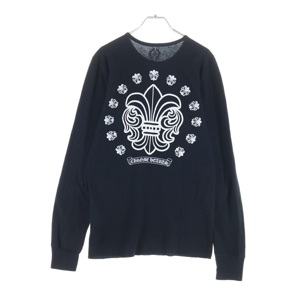 CHROME HEARTS(クロムハーツ) BS FLUER Thermal L/S TEE BSフレア サーマル 長袖Tシャツ カットソー ブラック M