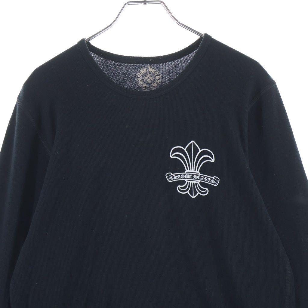 CHROME HEARTS(クロムハーツ) BS FLUER Thermal L/S TEE BSフレア サーマル 長袖Tシャツ カットソー ブラック M