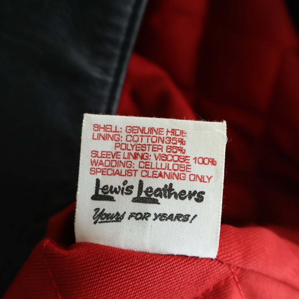 Lewis Leathers(ルイスレザー) LIGHTHING TIGHT ライトニング タイト カウハイド ダブルライダースジャケット ブラック
